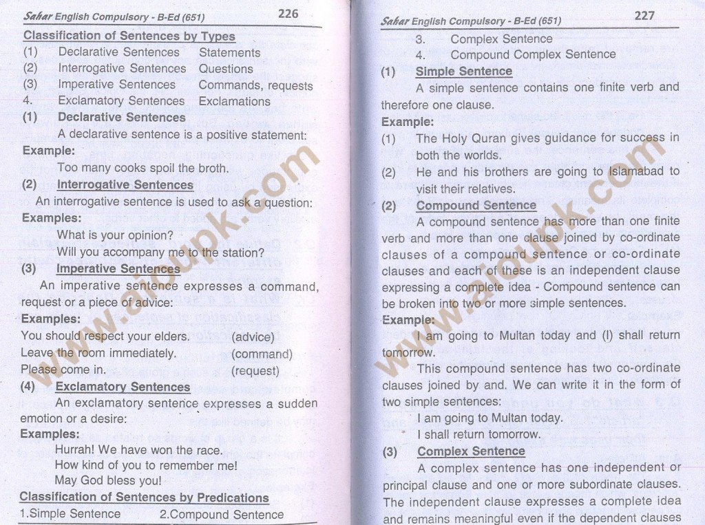 8-English B.Ed-Code 651 AIOU Solved Assignment- Autumn 2013