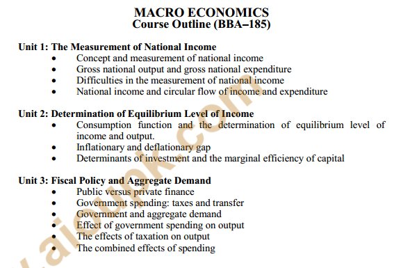 Economics papers a level