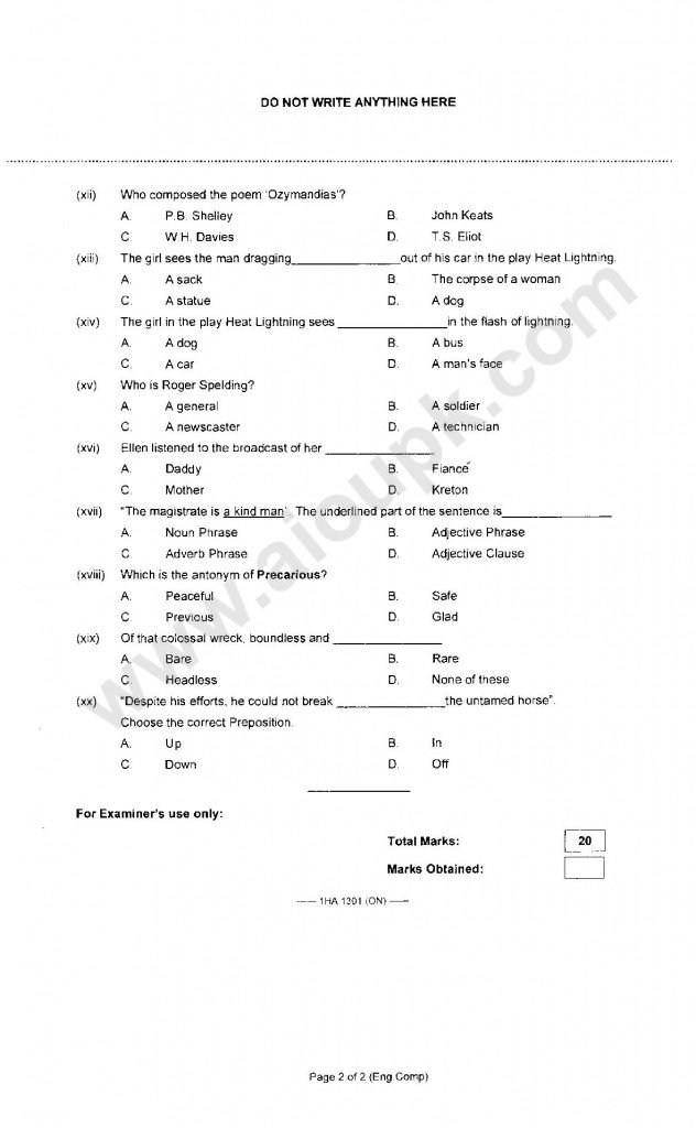 English Compulsory of HSSC Annual Examinations 2013 Part-1-page-006