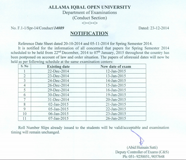 aiou ba assignment result