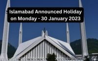 Islamabad Educational Institutes Announce Holiday on Monday, January 30th, 2023